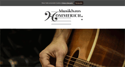 Desktop Screenshot of gitarrenhommerich.de